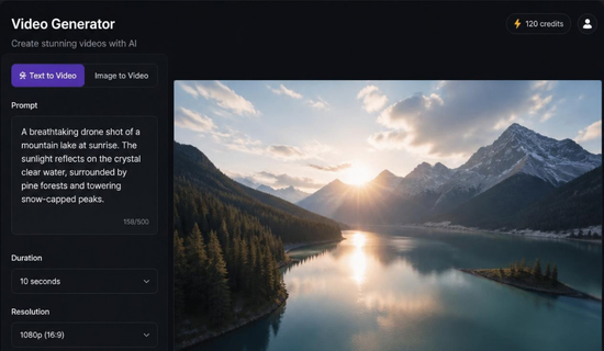 AI video generator creating videos with artificial intelligence